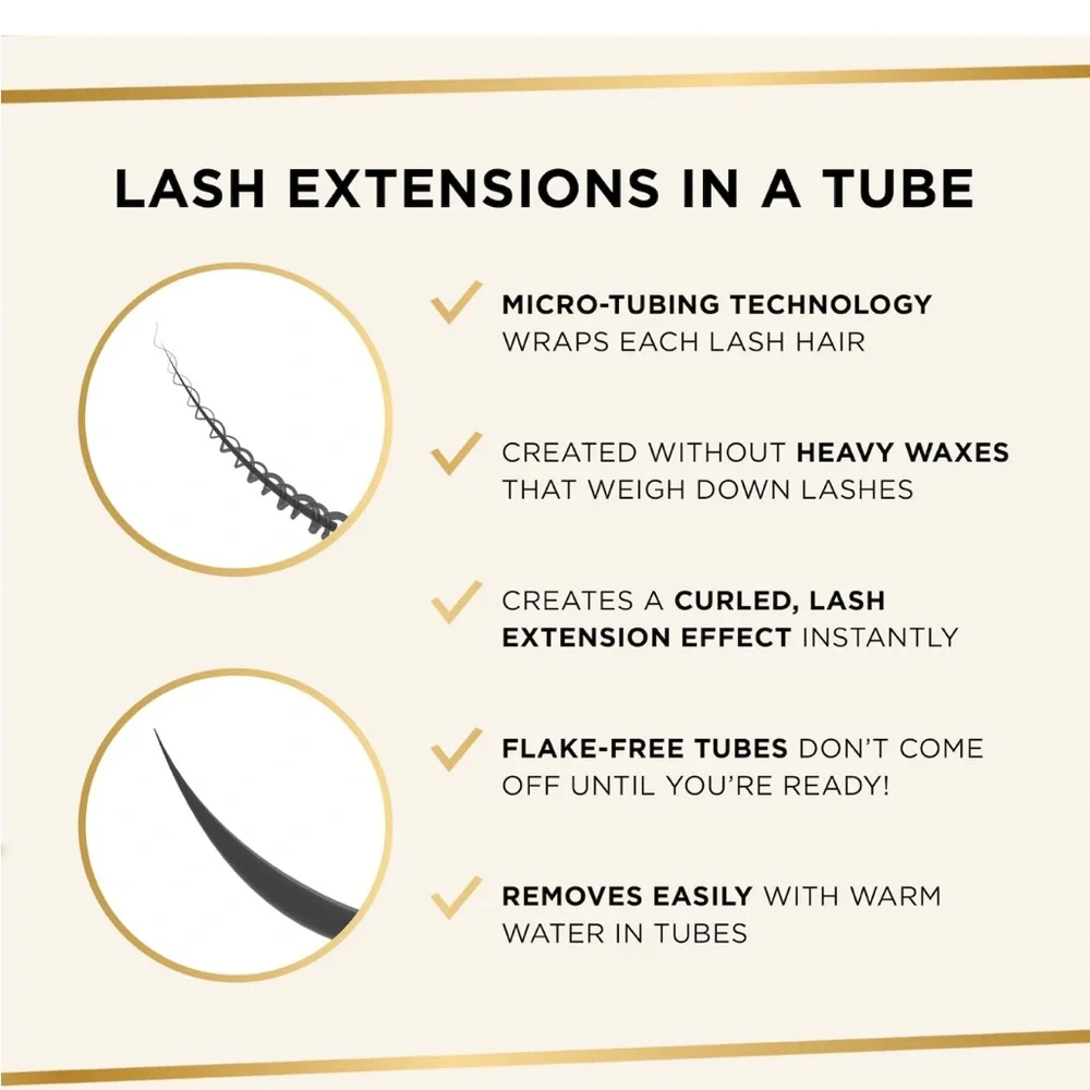 4/$30 Bundle💫 Tarte tartelette XL Tubing Mascara in Black NIB Mini Sample